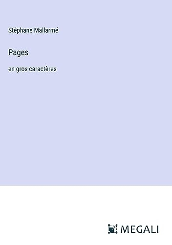 Pages: en gros caractères [9783387034530]
