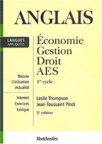 Anglais appliqué : Economie, Gestion, Droit, AES, 1er cycle