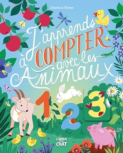 Mon premier abécédaire - J'apprends à compter avec les animaux - Tout-carton avec flaps et chemins de doigt - Dès 2 ans