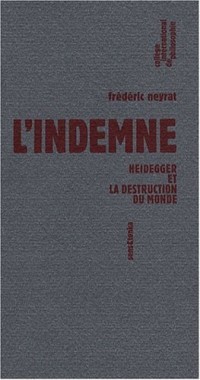 L'indemne : Heidegger et la destruction du monde