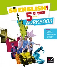 So English! - Anglais 5e Éd. 2017 - Workbook