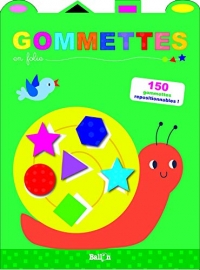 Gommettes en folie titre (escargot)