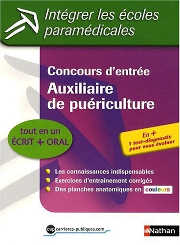 Concours d'entrée Auxiliaire de puériculture