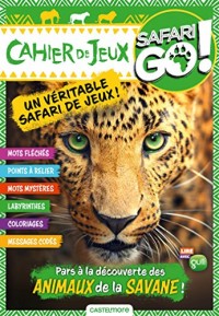 Cahier de jeux léopard Safari Go !