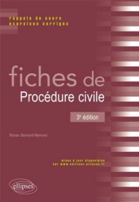 Fiches de Procédure Civile