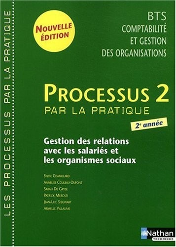 Processus 2 - Gestion des relations avec les salariés et les organismes sociaux - BTS CGO 2e année