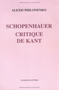 Schopenhauer critique de Kant