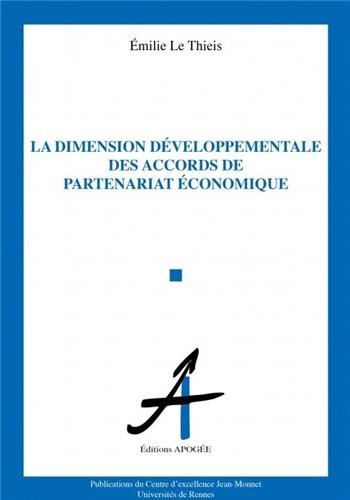 La dimension développementale des accords de partenariat économique