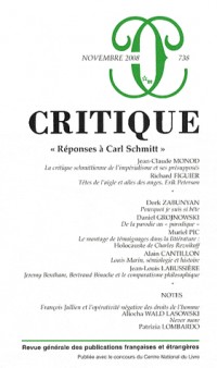 Critique, N° 738 :