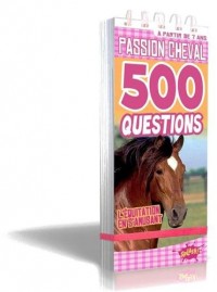 Mon carnet 500 questions - le cheval en s'amusant