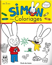 Simon - Mon cahier de coloriages