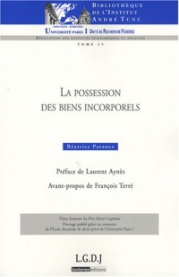 La possession des biens incorporels