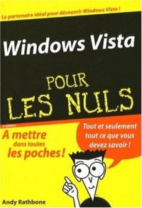 Windows Vista pour les Nuls