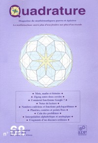 Quadrature, N° 68 : Zig zags