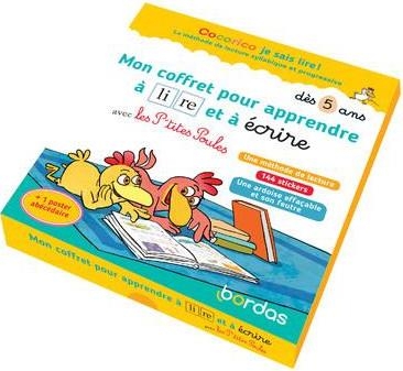 Cocorico Je sais lire ! Mon coffret pour apprendre à lire et à écrire avec les P'tites poules