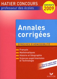 Annales corrigées CRPE Session 2008 : Epreuves d'admissibilité