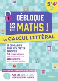 Calcul littéral (5e-4e-3e)