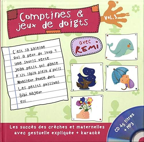 Comptines et jeux de doigts : Tome 3 (1CD audio)