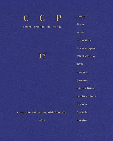 Cahier critique de poésie