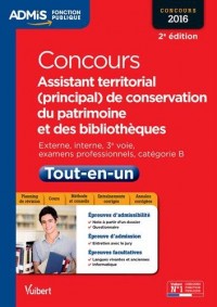 Concours Assistant territorial (principal) de conservation du patrimoine et des bibliothèques - Catégorie B - Concours 2016