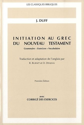 Initiation au grec du Nouveau Testament