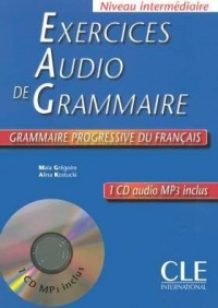Exercices audio de la grammaire progressive du français - Niveau intermédiaire - Livre + CD