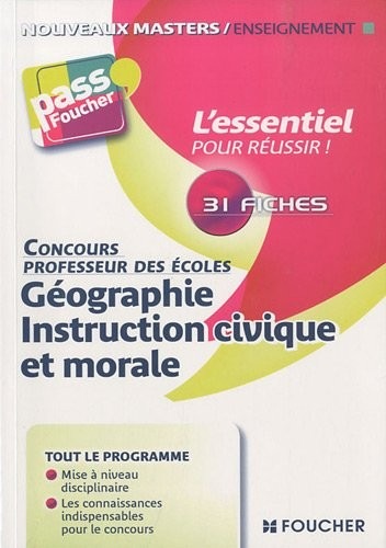 Géographie Instruction civique et morale