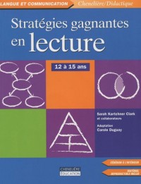 Stratégies Gagnantes en lecture : 12 à 15 ans (1Cédérom)