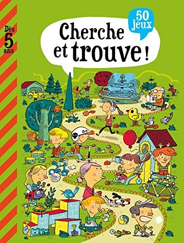 Mon grand livre de jeux: Cherche et trouve - Dès 5 ans