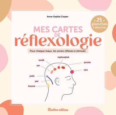 Mes cartes de réflexologie: Pour chaque maux, les zones réflexes à stimuler