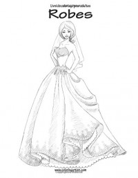 Livre de coloriage pour adultes Robes 1