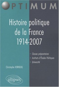 Histoire politique de la France 1914-2007