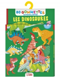 Les dinosaures: 80 gommettes autocollantes