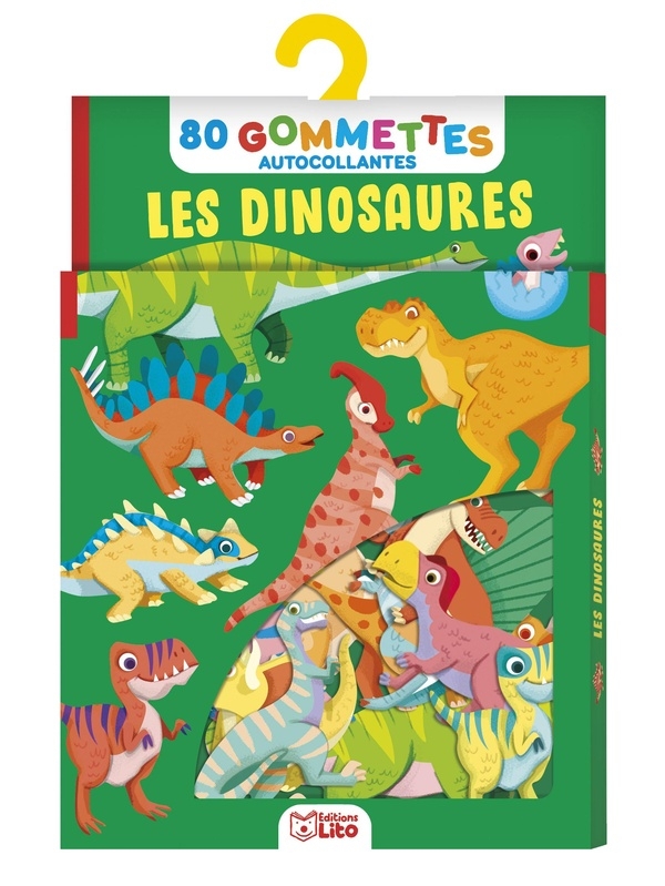 Les dinosaures: 80 gommettes autocollantes