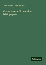 Corresponance dictionnaire - bibliographie