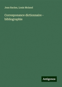 Corresponance dictionnaire - bibliographie