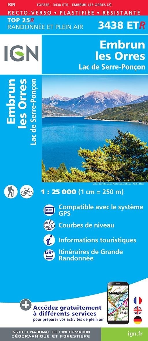 3438ETR EMBRUN - LES ORRES LAC DE SERRE PONCON - RESISTANTE