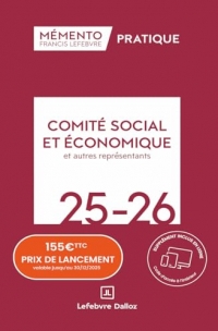 Mémento CSE et autres représentants du personnel 2026-2027