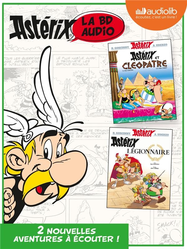 Astérix et Cléopatre / Astérix Légionnaire: Livre audio 2 CD Audio