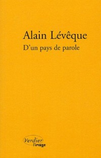 D'un pays de parole