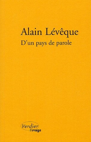 D'un pays de parole