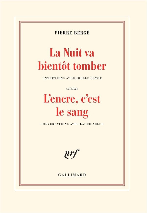 La Nuit va bientôt tomber/L'encre, c'est le sang