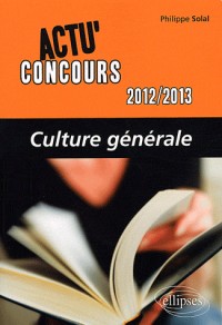 Culture Générale 2012-2013