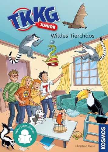 TKKG Junior, 4, Wildes Tierchaos: Sicher lesen können - Kinderbuch ab 7 Jahren - spannender Kinderkrimi mit TKKG [9783440180389]