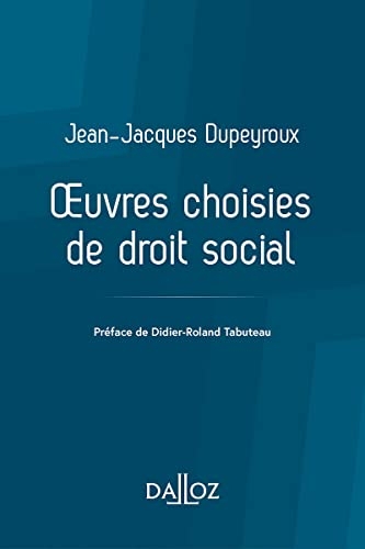 Oeuvres choisies de droit social