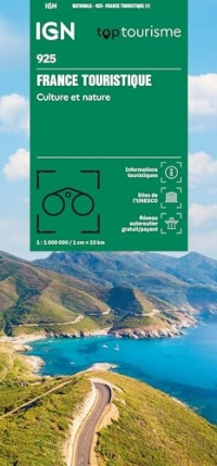 Carte 925 France Touristique - Culture et Nature