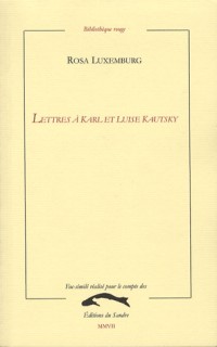 Lettres à Karl et Luise Kautsky