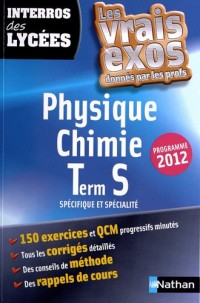Interros des lycées Physique Chimie Term S