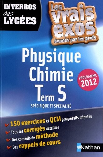 Interros des lycées Physique Chimie Term S