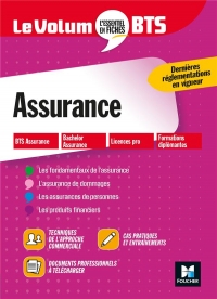 Le Volum' Bts - Assurance - Révision et Entrainement